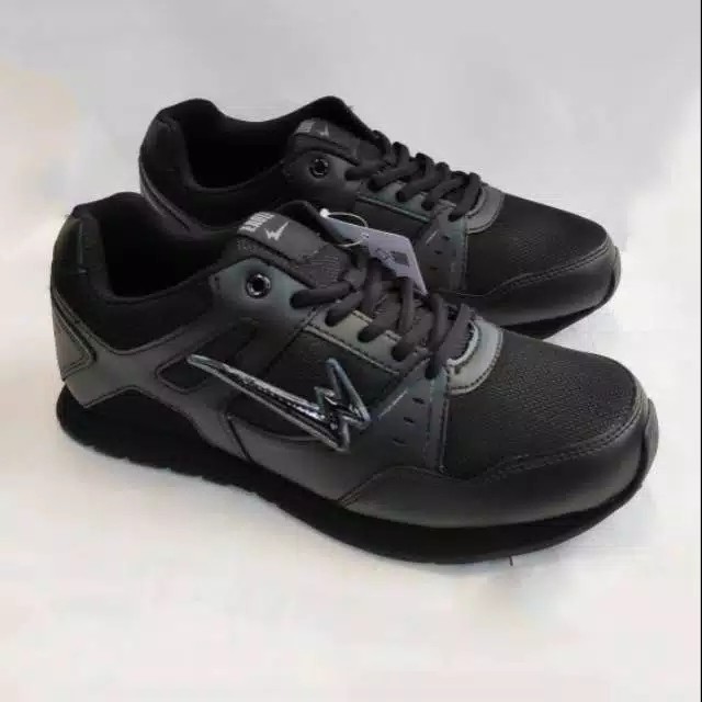  sepatu  sekolah sport eagle  zudo mono black 37 sampai 44 