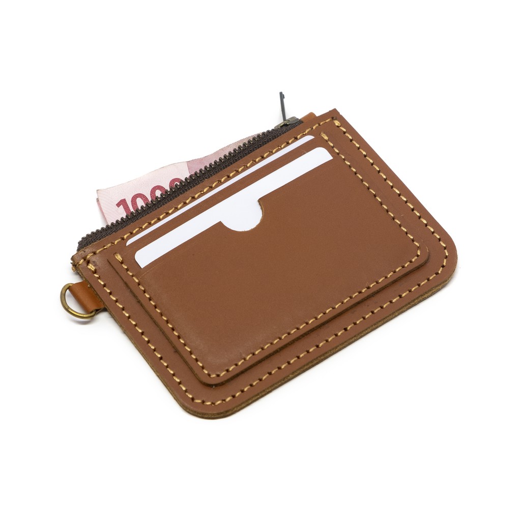 dompet kartu kulit asli card wallet slim stnk uang koin PHWL1042