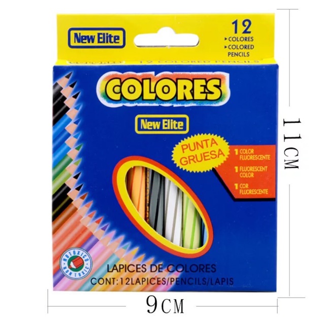 

Pensil warna mini kecil 12 warna - colour pencil