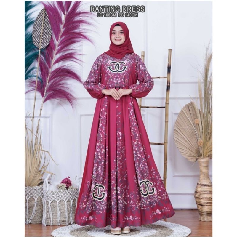 Gamis guci SHR/gamis SHR terbaru,/gamis SHR printing