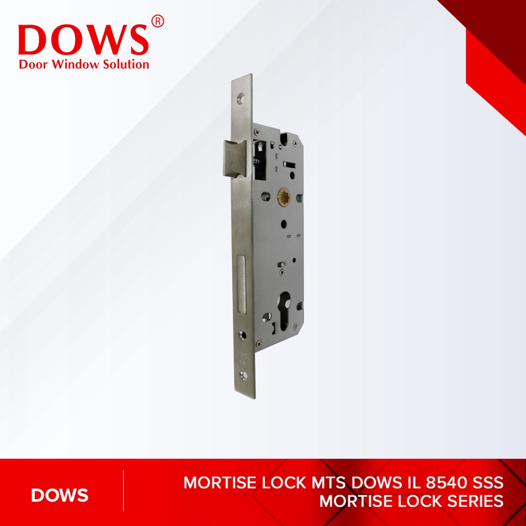 Bodi kunci lockcase mortise lock MORTISE LOCK MTS IL 8540 SSS