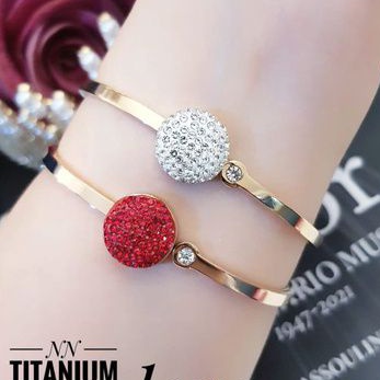 titanium gelang tangan bangle V86