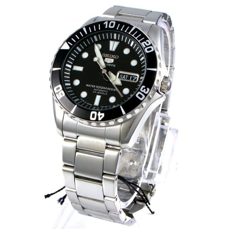 Seiko 5 Sports SNZF29K1 Automatic Black Dial-Bezel | Jam Pria SNZF29