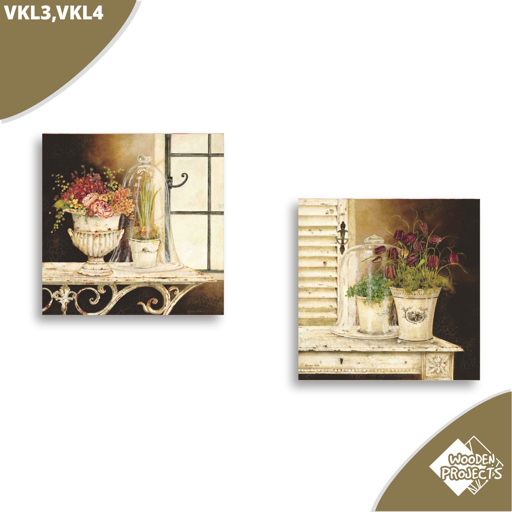 Wooden Projects Hiasan dinding vintage pot bunga dan Wooden Projects Hiasan dinding vintage pot bunga dan