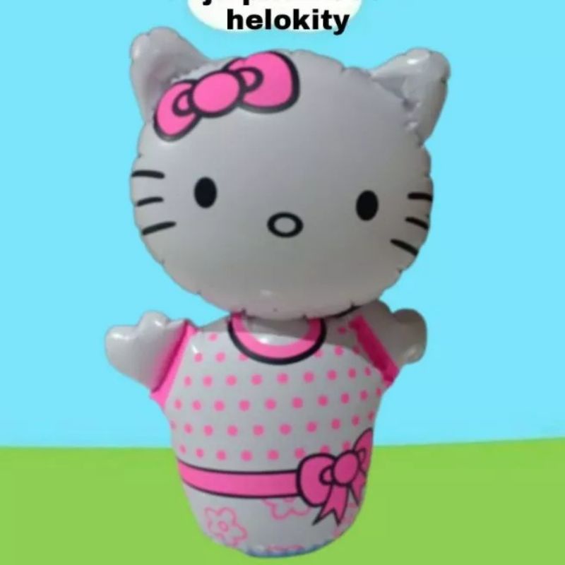 balon pasir tinju anak boxing karakter hello Kitty kecil