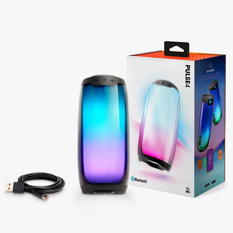 Speaker JBL Wireless Bluetooth PLUSE 4 Mini - Spekaer BT Lampu LED