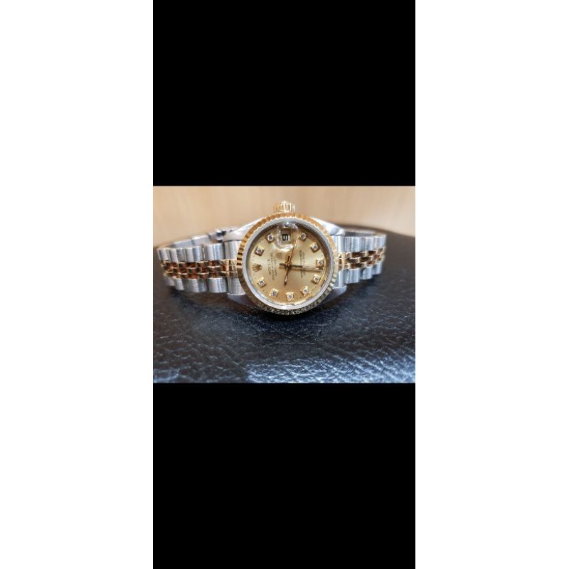 Rolex Datejust 27mm 18k Yellow gold Romandial