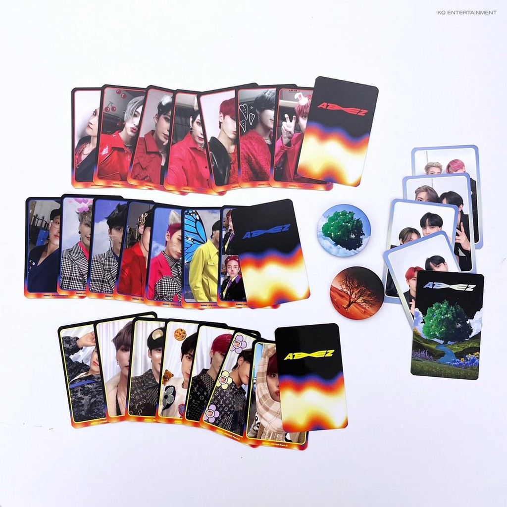 FANMADE PHOTOCARD PC ATEEZ ZERO FEVER PT 2 VERSI PC BROADCAST