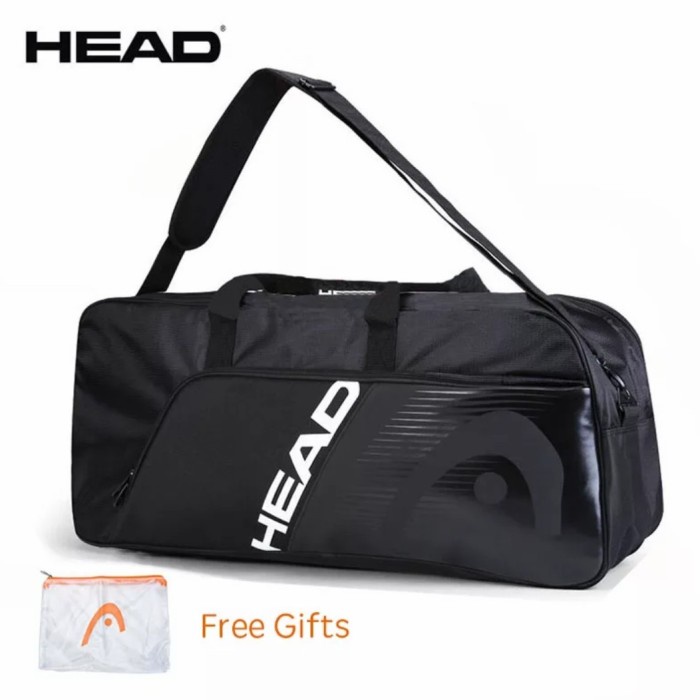 Tas Tennis/Badminton Hitam HEAD original