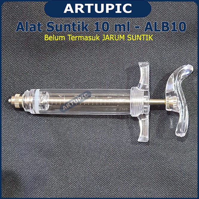 Alat Suntik ALB10 Spuit Syringe Suntikan 10 ml Tabung Mika Semi Auto Sapi Babi Kambing Domba Kuda