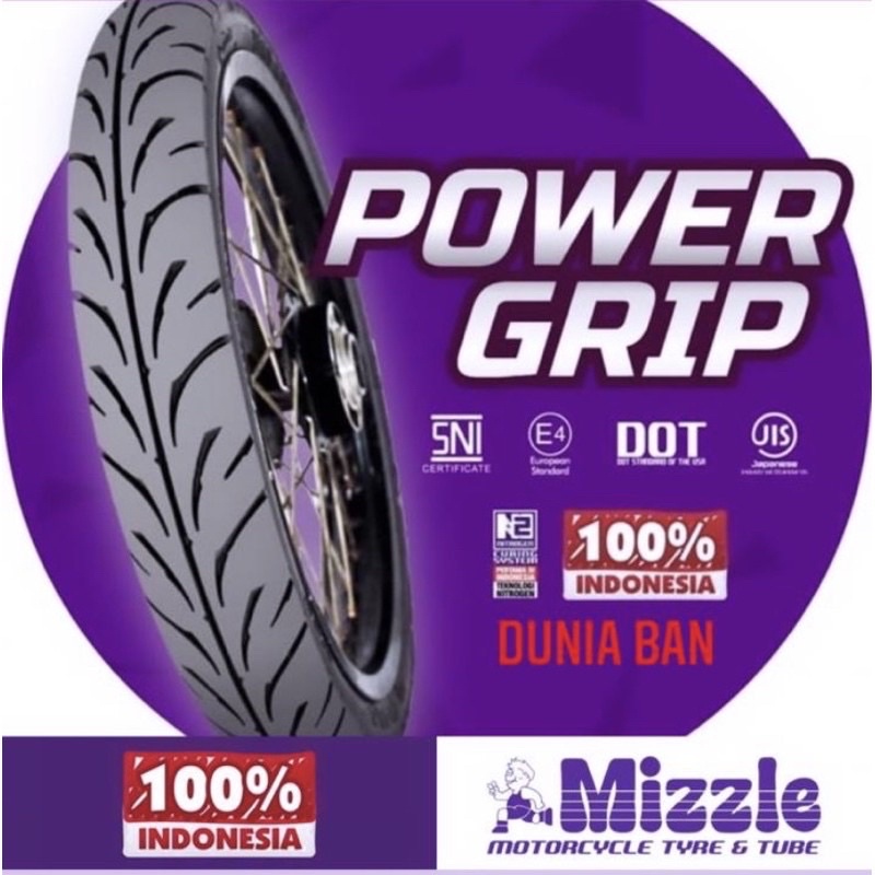 Ban Motor Mizzle POWER GRIP 300-17 Tubetype ( Ban Luar )