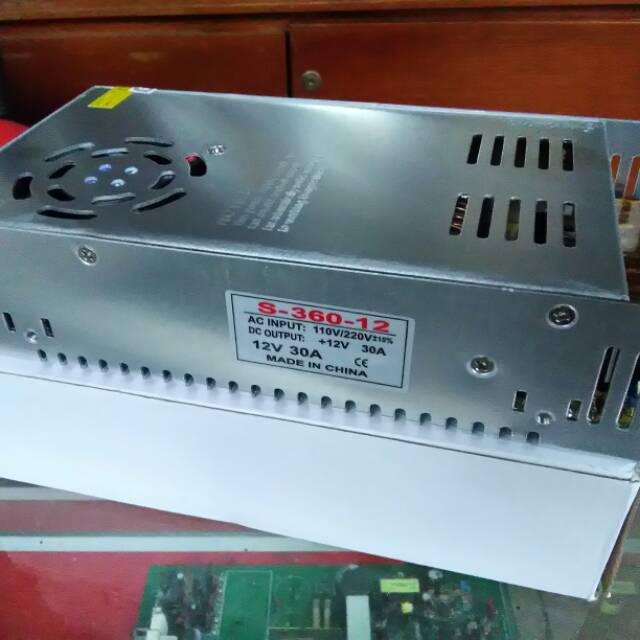 Psu/Smps 12V 30A adjust New Murah