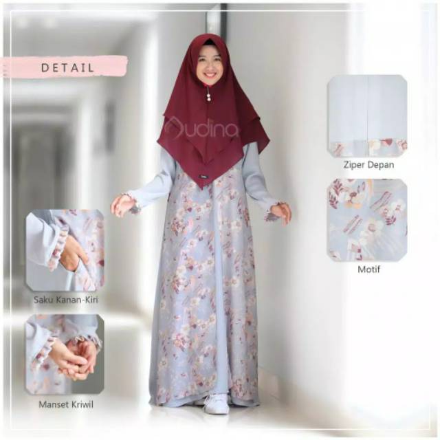 Gamis Audina Shanum Dress By Ori Audina/Gamis Motif Audina/Gamis motif/gamis