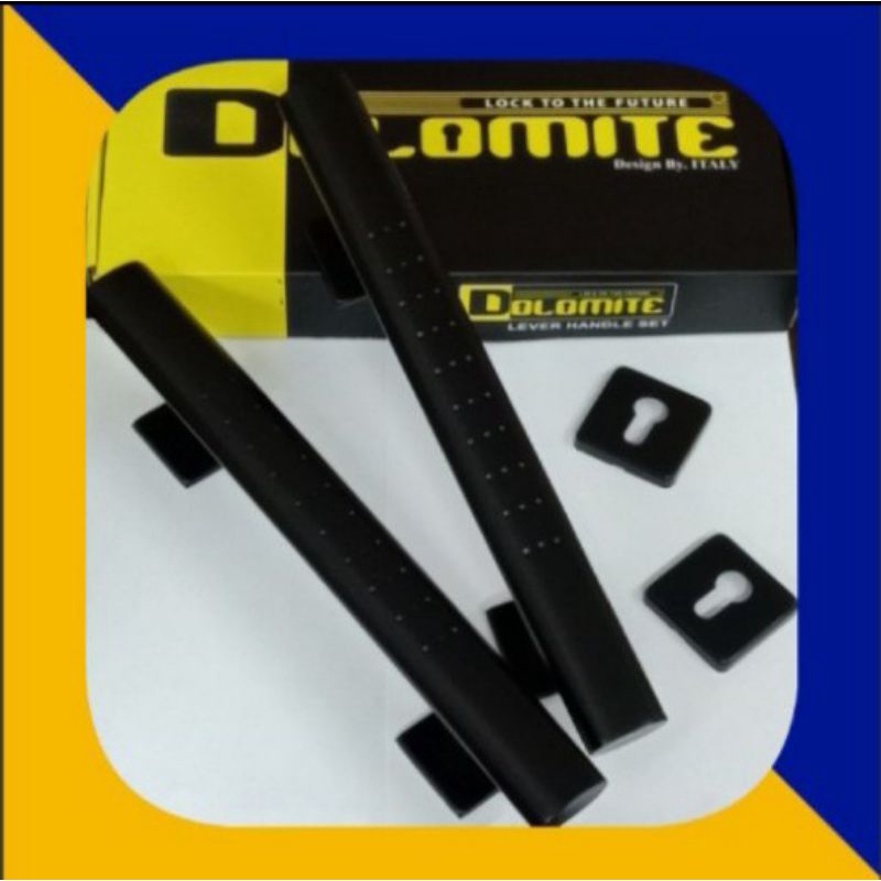 Pull handle Dolomite/gagang pintu/tarikan pintu utama/dua daun/kupu tarung pintu kayu Black Matte