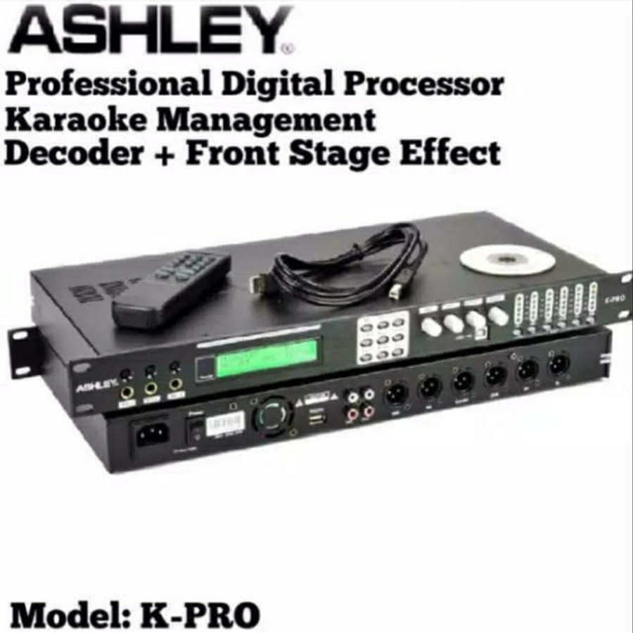 Management Ashley K Pro Original Digital Processor Karaoke ASHLEY KPRO