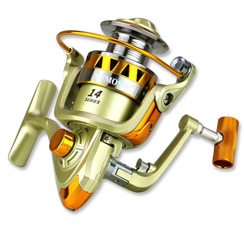 YUMOSHI JF3000 Reel Pancing Spinning 5.2:1 Gear Ratio - Golden