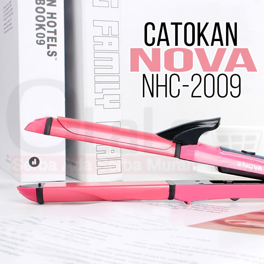 CATOK NOVA 2 IN 1 Lurus Keriting Catokan Nova Tipe NHC-2009