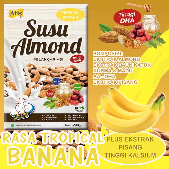 Afis Life Susu Almond PELANCAR ASI