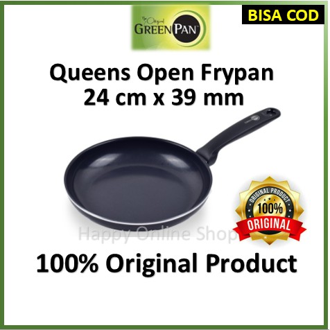 Promo Hari Ini!! GreenPan Queens Open Frypan 24 cm x 39mm