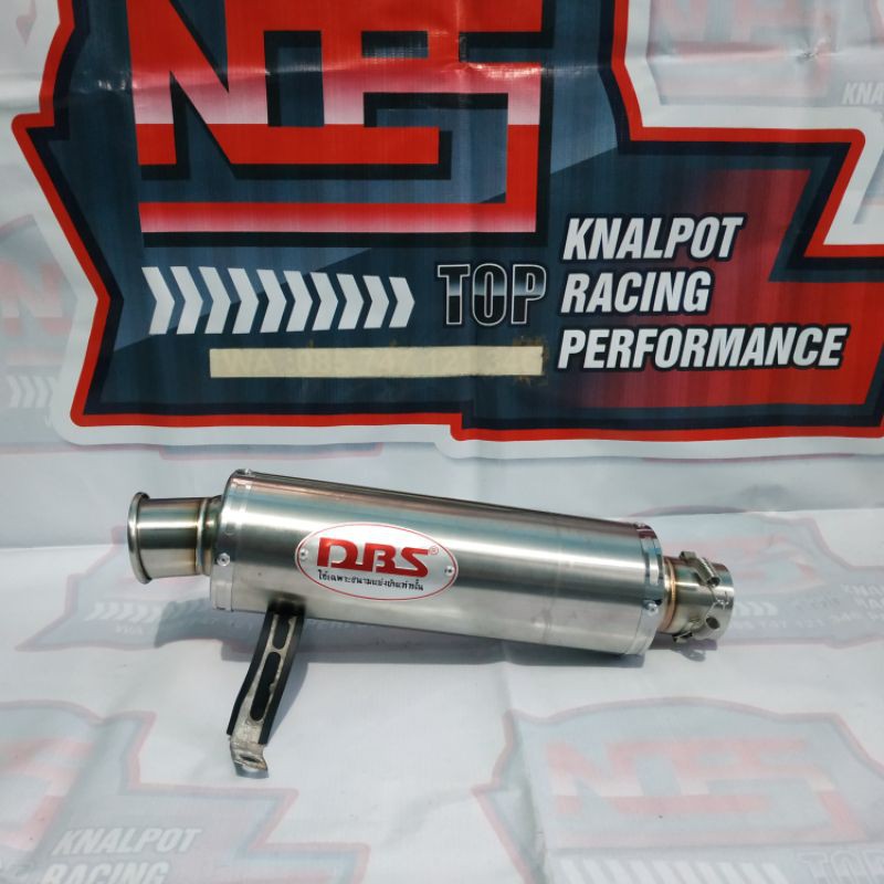 silincer knalpot racing DBS inlet 50mm murah berkualitas