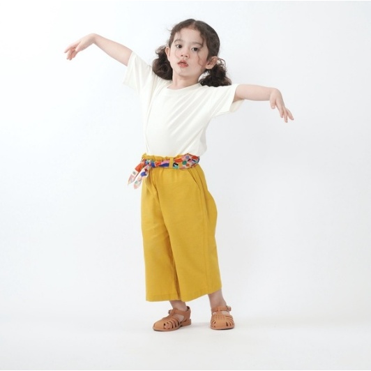 Soleram ABBY Cullote - Celana Kulot Katun Linen Harian Anak Bawahan Lucu Soft Adem