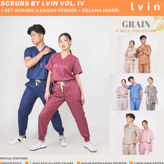 [ Lvin ] GRAIN - Baju OKA Joger / Baju Jaga / Set Baju Celana Jaga Oka