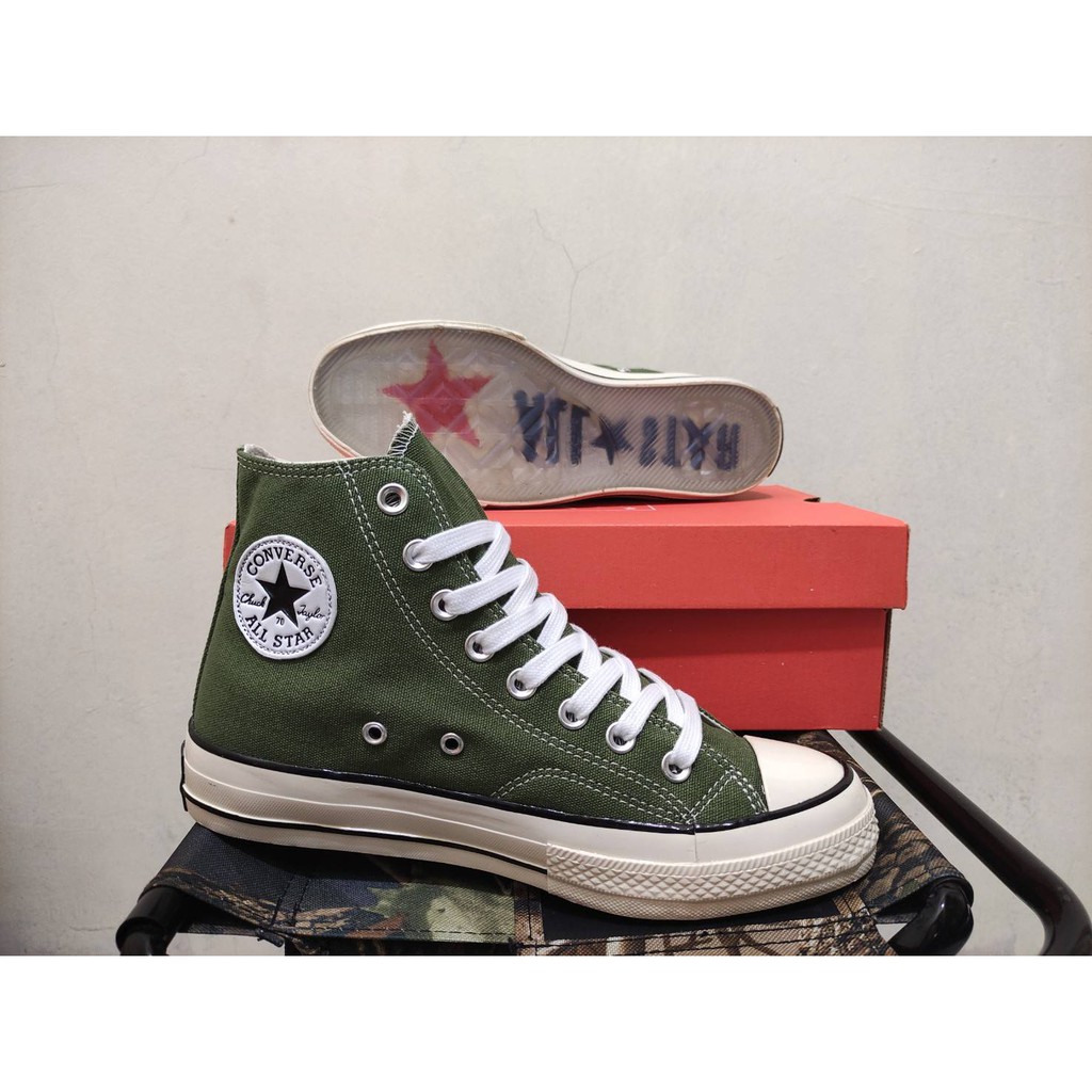 SEPATUCONVERSE ALLSTAR CT II FULL ARMY EGRET GT SOL BENING GRADE ORIGINAL MADE IN VIETNAM