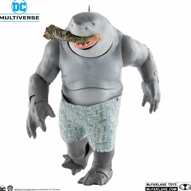 Mcfarlane King Shark Gold Label DC Suicide Squad Figure Batman Nanaue