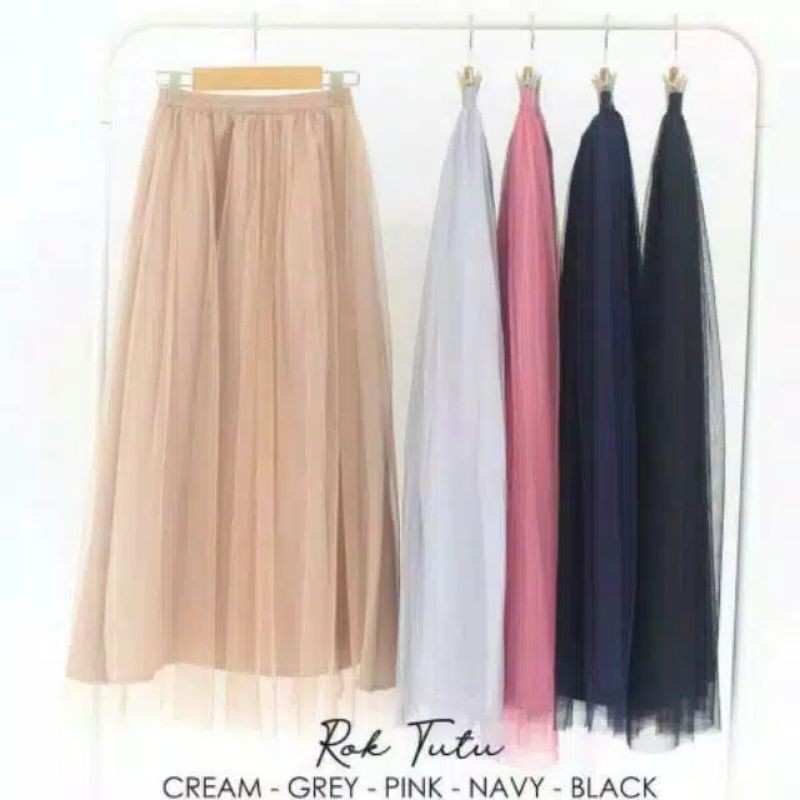 Rok tutu rok jaring premium / rok panjang tutu