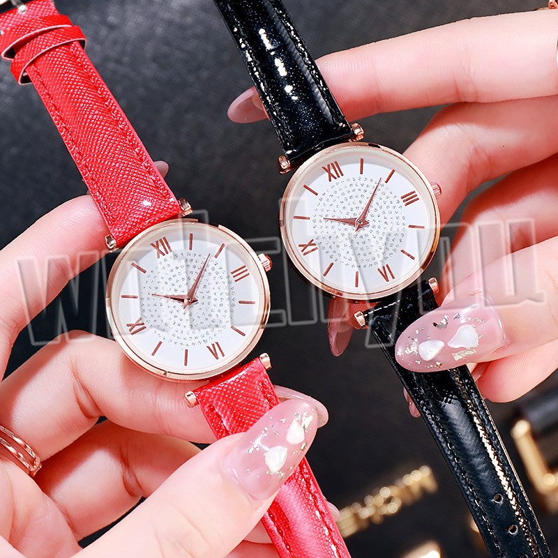 Watchyou Jam Tangan Wanita Gypsophila Belt Fashion Female Quartz Watch Ins Watches