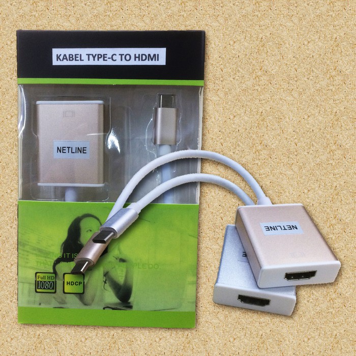 Kabel USB 3.1 Type-C to HDMI Female Adapter Converter Netline