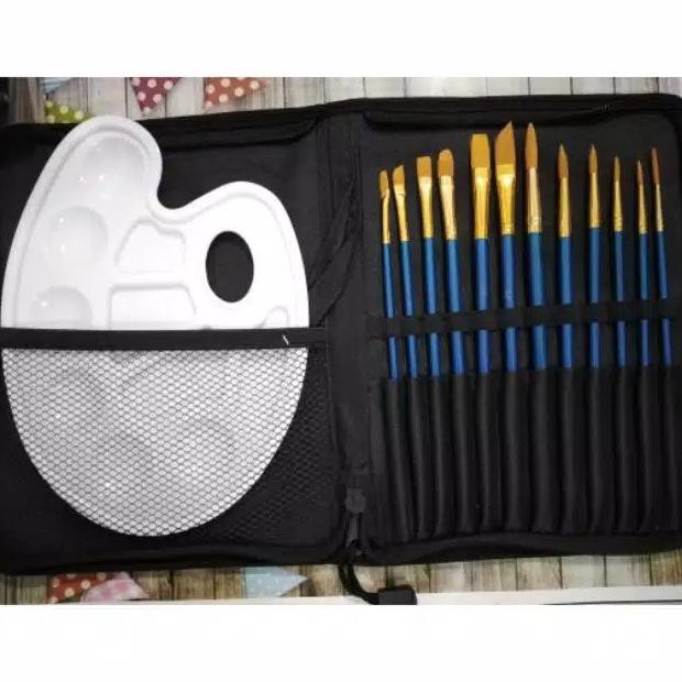 

PROMO KUAS LUKIS SET JOYKO BRS7 BRS-7 (KUAS 12 + PALET + TAS) TERMURAH TERLA PERALATAN MELUKIS ART