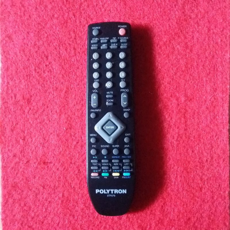 REMOTE TV POLYTRON 81F579 ORIGINAL