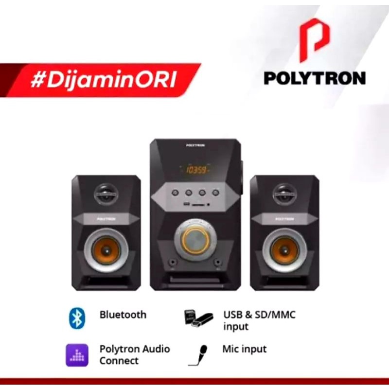 Multimedia Speaker Polytron PMA9502 Bluetooth PMA-9502