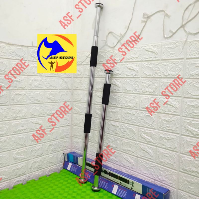 (BISA COD) Tiang Latihan Pull Up Pintu grip  62-100cm - Black