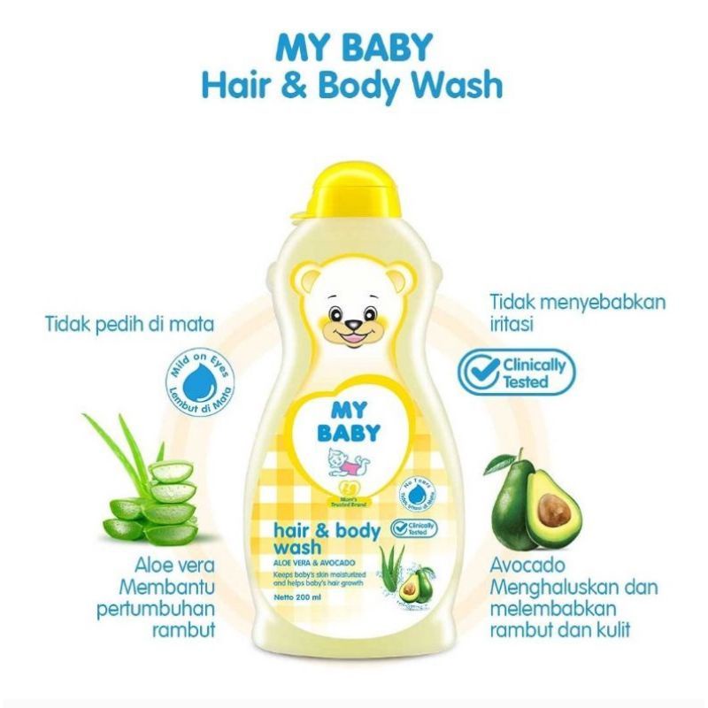 My Baby Hair and Body Wash Aloe vera &amp; Avocado 100ml
