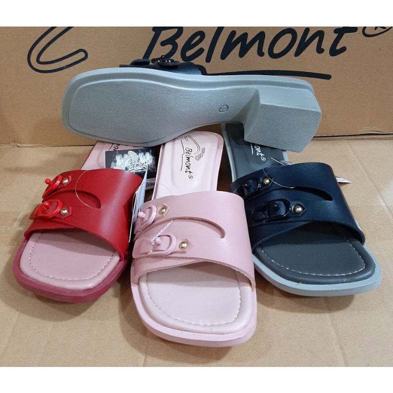 sandal wanita-sandal slip on-sandal belmont-tlp01-sandal hak 3cm.