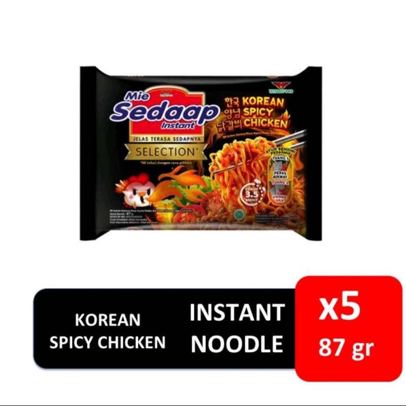 

Mie Instan Korean Spicy Chiken 87Gr