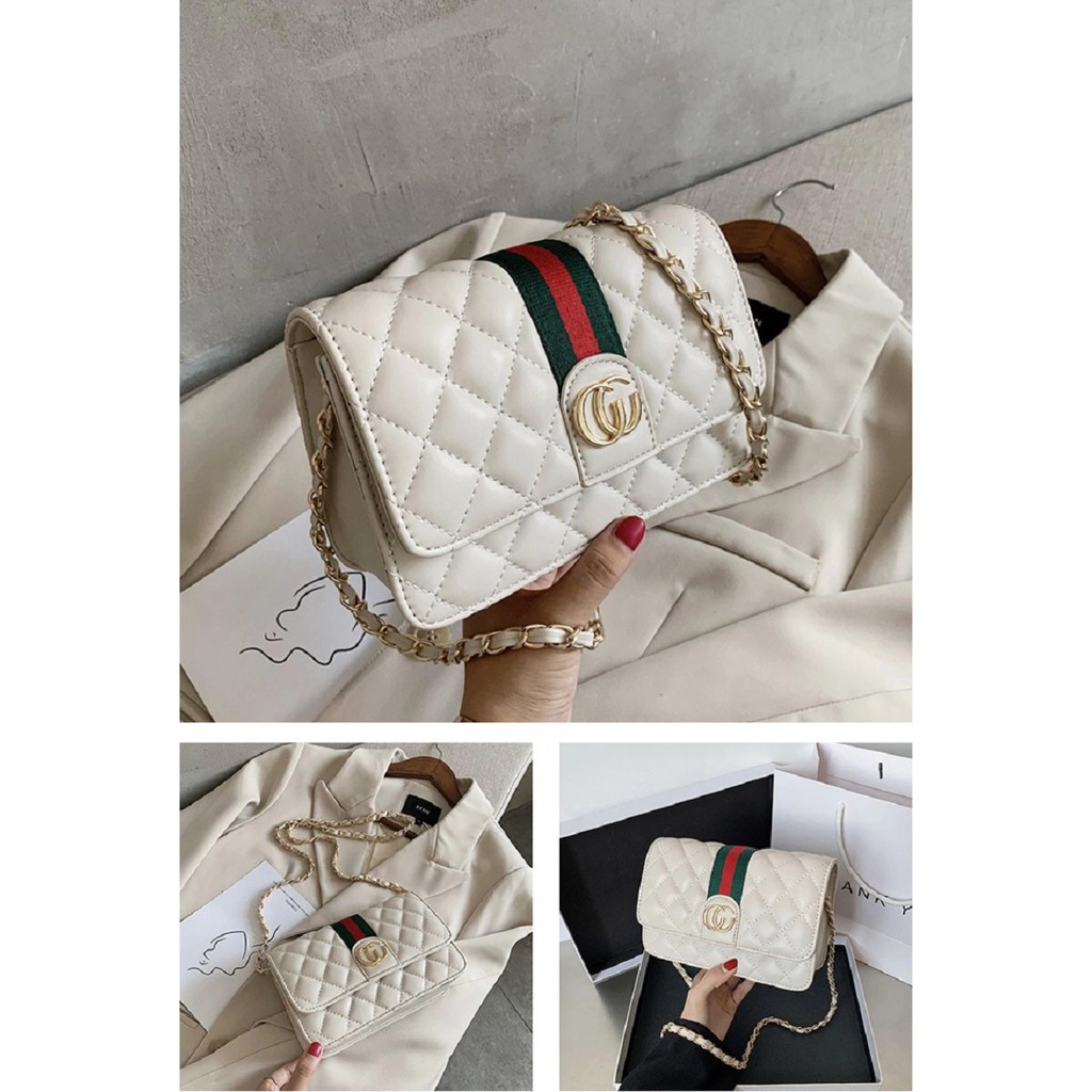 RYX - Granty Quilted Tas Selempang Korea Fashion Casual - Ori Import