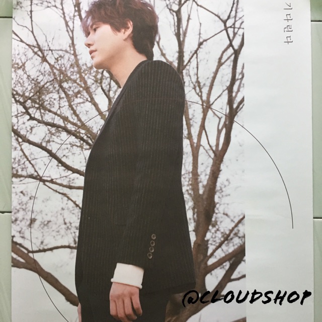 Kyuhyun Waiting Still Signed Poster