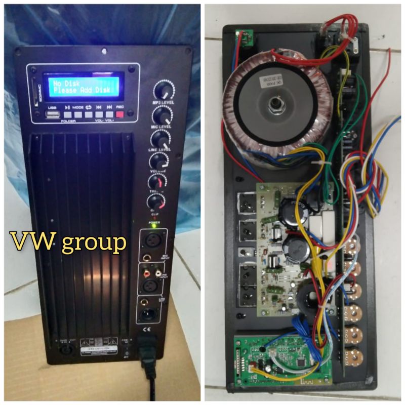 Jual Power kit Mesin Speaker Aktif USB BLUETOOTH REC 1000 watt 16x38
