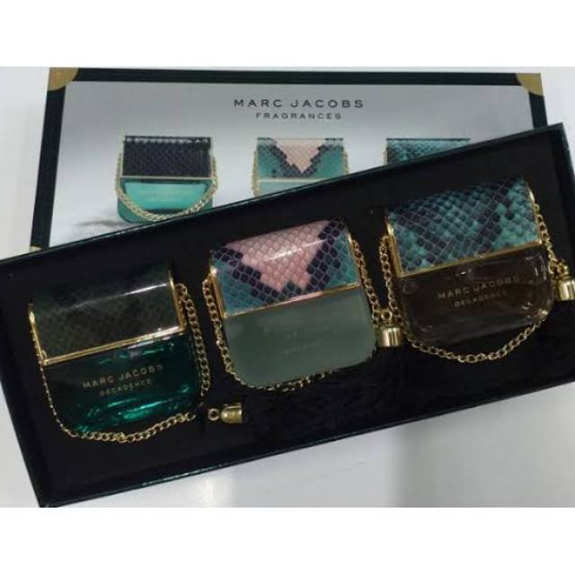 Parfum Best Seller!! Marc Jacobs Trio Set Mj Decadence Isi 3Pc Gift Travel Set Box Original Dubai