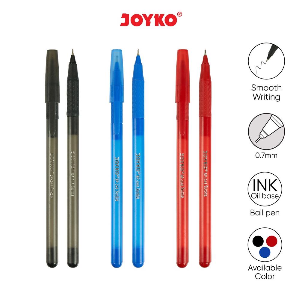 

((BISA COD)) Ball Pen Pulpen Pena Joyko BP-248 Suma 0.7 mm 1 Box 12 Pcs