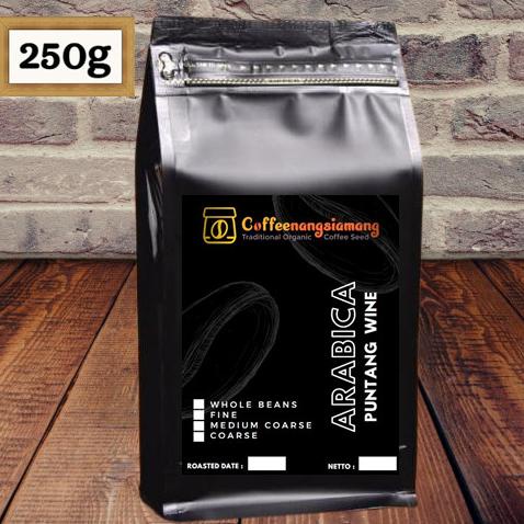 

TERLARIS KOPI ARABIKA PUNTANG WINE 250g PREMIUM - (Biji/Giling) /KOPI RUBE/KOPI KAPAL API/KOPI SLB/KOPI PEJUANG/KOPI BUBUK