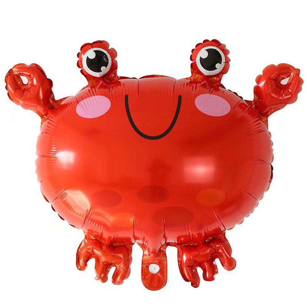 Mxbeauty Balon Ikan Lucu Hewan Laut Perlengkapan Baby Shower Tema Pesta Laut Anak Dekorasi Ulang Tahun Kepiting/Bintang Laut/Gurita Octopus Balloons