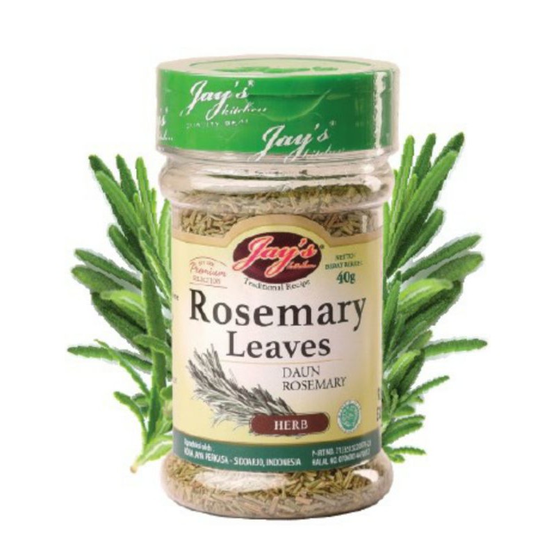 Jay's Parsley 20gr / Rosemary 40gr / Thyme 27gr Leaves Rempah Botol