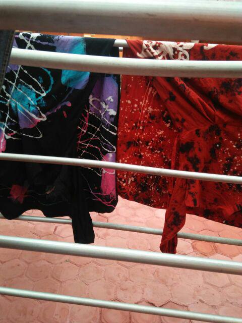 Gamis Cantik Motif Batik Abstrak Malaman Gamis Twill Warna Soft Batik Pekalongan Terbaru 2021