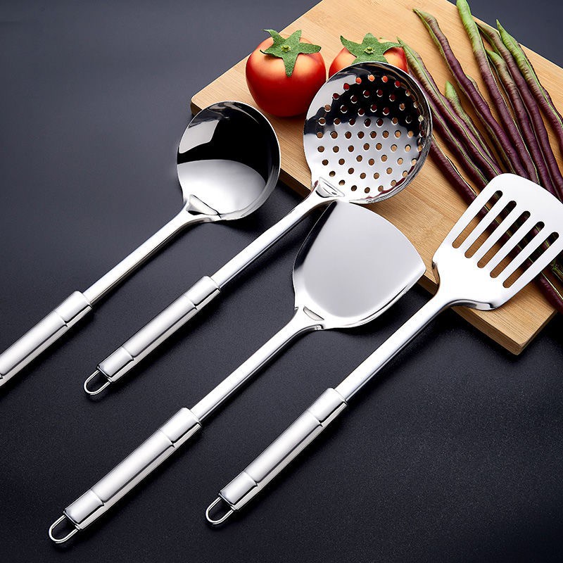 PROMO [ COD ] Spatula Set Isi 4pcs 1092-Spatula Sutil Stainless Steel