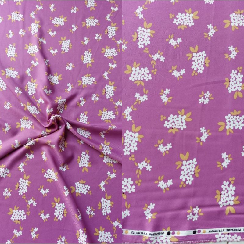 Kain Shakila Motif Yasmira harga setengah meter