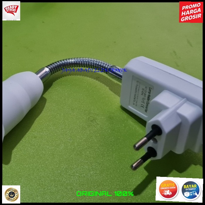 G561 SAMBUNGAN LAMPU SAKLAR SPIRAL 20 CM EXTENSION FITING E27 COLOKAN LAMP LED BOHLAM TIDUR BELAJAR DLL BULB TES COLOKAN STOP KONTAK LISTRIK SETRUM Ada saklar nya on off sambungan rumah lampu saklar meter colok colokan lamp bohlam FITING e27 fitting